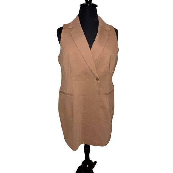NWT SPANX The Perfect Vest Dress - Toffee Plus 1X - Picture 6 of 15